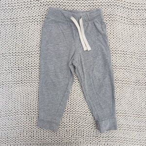 Old Navy Unisex Adjustable Waist Jersey Gray Joggers Toddler 2T